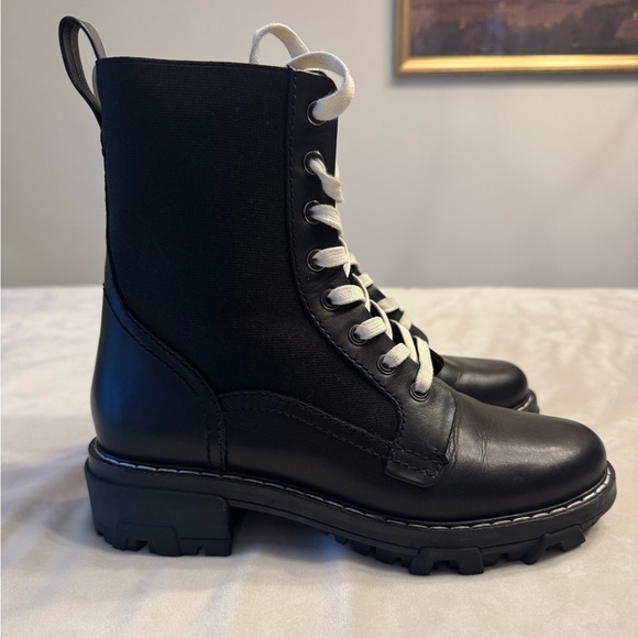 Like new! rag & bone Shiloh Women’s Combat Boots, sz 37.5 - Picture 2 of 11